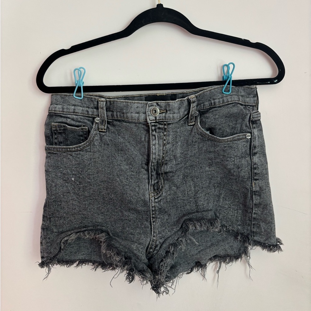 Kendall & Kylie Charcoal Jean Shorts